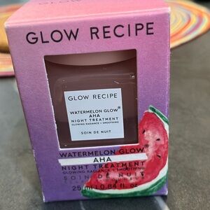 NEW! Glow recipe watermelon glow aha night treatment 25ml